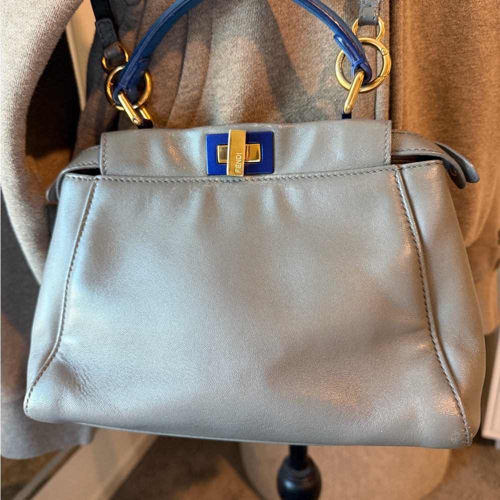 Fendi Leather Mini Peekaboo
